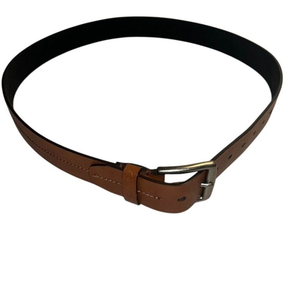 Columbia Mens Brown Synthetic Leather Belt Size‎ 38-40 Casual Outdoor Stitched